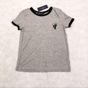 One Clothing Los Angeles Graphic Ringer Tee